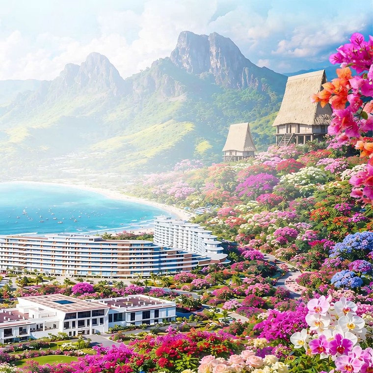Chưa từng có: Rừng hoa đại ngàn khoe sắc bên phố biển Quy Nhơn ảnh 4