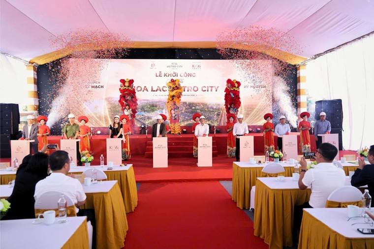 Tập đoàn KITA Group khởi công khu đô thị Hoa Lac Metro City ảnh 1