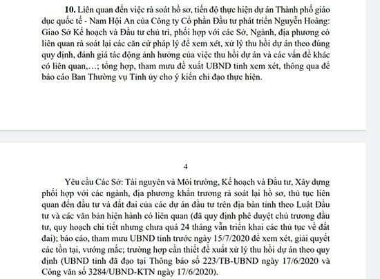 Quảng Nam xem xét thu hồi dự án 1.500 tỉ đồng của Công ty Cổ phần đầu tư phát triển Nguyễn Hoàng ảnh 1
