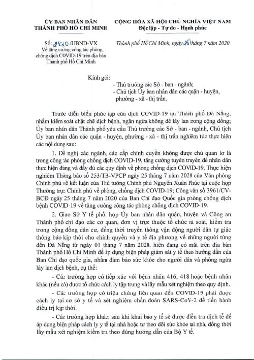 Người từ Đà Nẵng tới TP.HCM được xét nghiệm Covid-19, nếu âm tính sẽ theo dõi sức khoẻ tại nhà ảnh 1