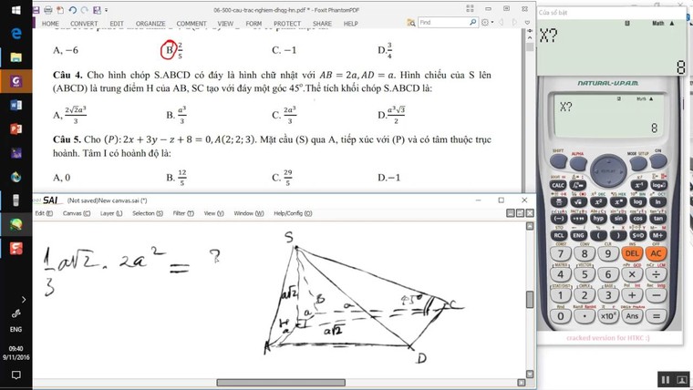 Thi trắc nghiệm môn Toán: Học sinh dễ đỗ vì may mắn? ảnh 1