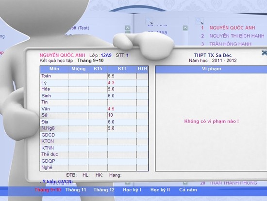 Nhiều trường ở Hà Nội gặp sự cố phần mềm sổ điểm điện tử ảnh 1