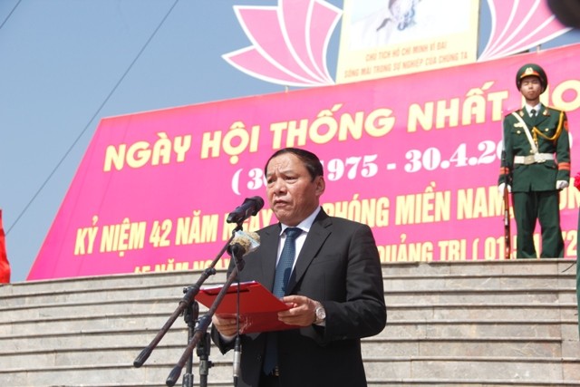 Thượng cờ Tổ quốc mừng Ngày thống nhất non sông ảnh 1