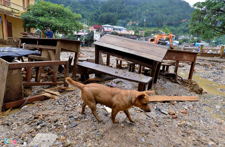 Cảnh tiêu điều ở rốn lũ Mù Cang Chải ảnh 6