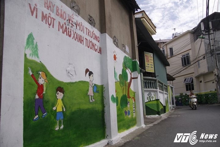 Con đường bích họa thứ hai Việt Nam "bừng sáng" ở Đan Phượng, Hà Nội ảnh 4