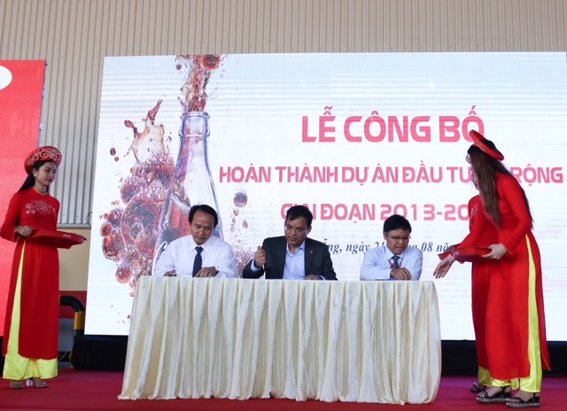 Coca Cola Việt Nam hoàn thành gói đầu tư mở rộng 300 triệu USD giai đoạn 2013-2016 ảnh 2