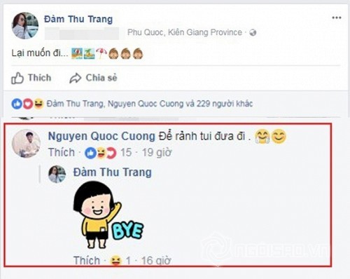 Cường Đô La chính thức đính hôn với Đàm Thu Trang... qua mạng ảnh 1