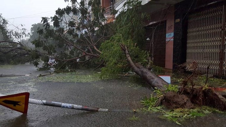 Bão đang quần thảo khủng khiếp ở Trung và Nam Bộ ảnh 1