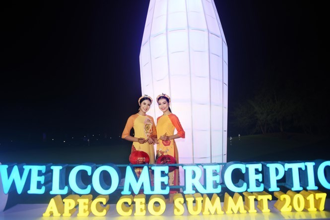 Ngọc Hân cùng dàn người đẹp diễn áo dài tại tiệc chào mừng APEC ảnh 6