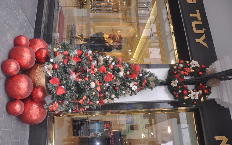 Giáng Sinh cận kề, Hà Nội bừng sáng với nhiều cây thông rực rỡ ảnh 5