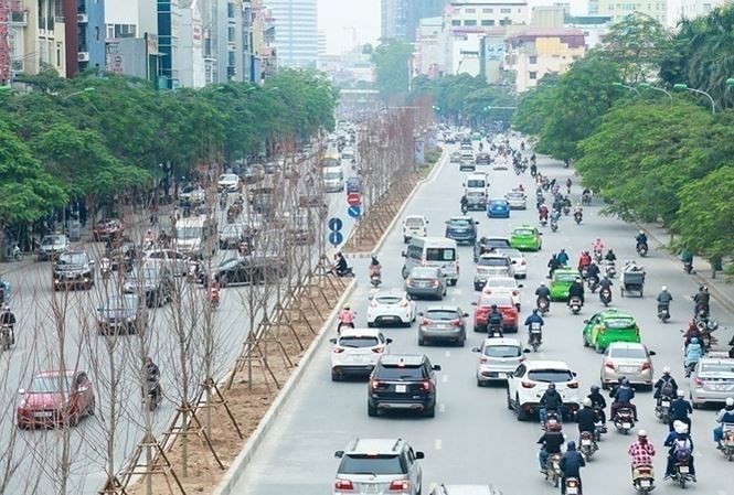 Phong lá đỏ 'đổ bộ' về Hà Nội ảnh 2