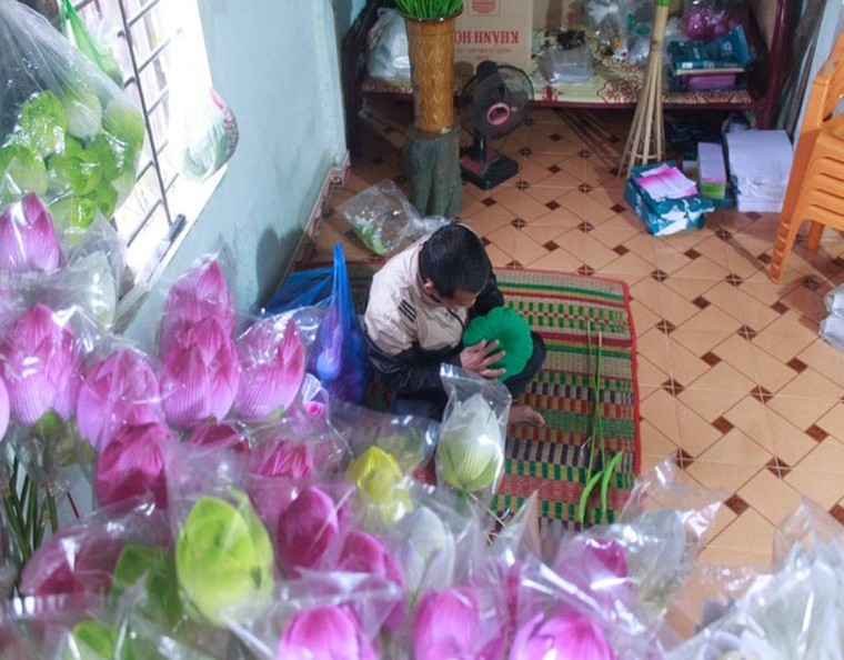 Làng hoa giấy 300 tuổi xứ Huế hối hả vào vụ Tết ảnh 1