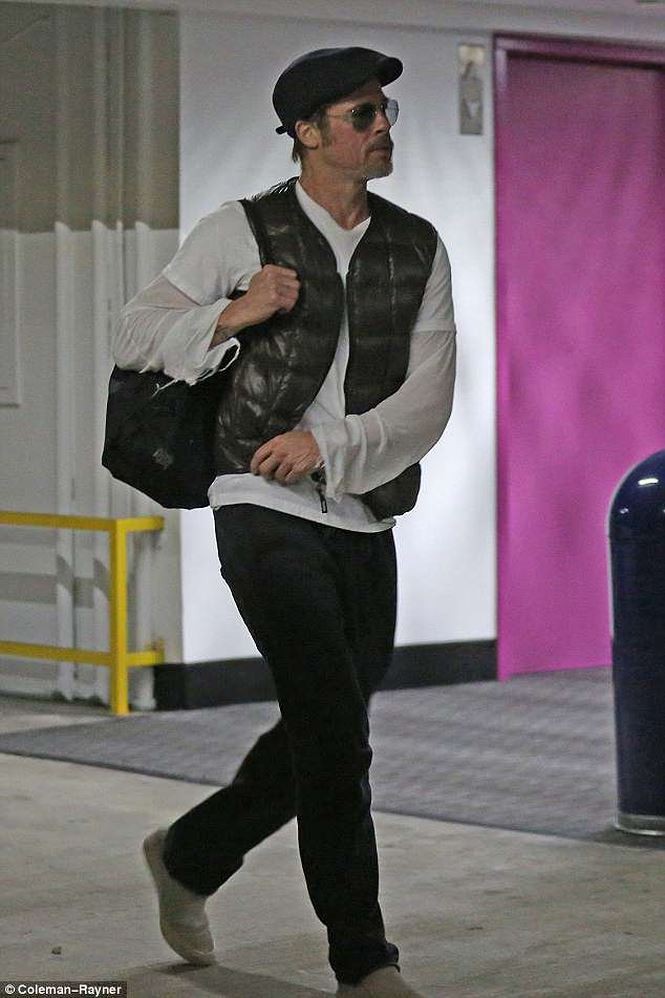 Brad Pitt già xọm sau tin đồn Angelina hẹn hò doanh nhân bất động sản ảnh 2