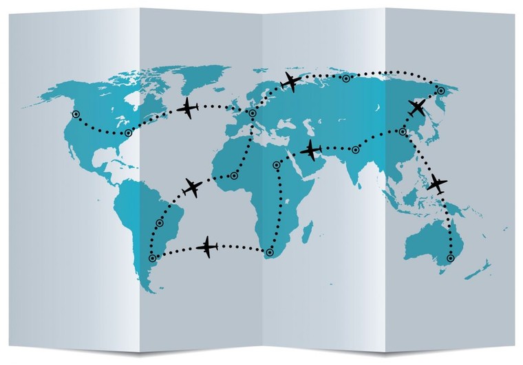 Tại sao máy bay lại không đi theo đường thẳng mà lại bay vòng vèo? ảnh 1