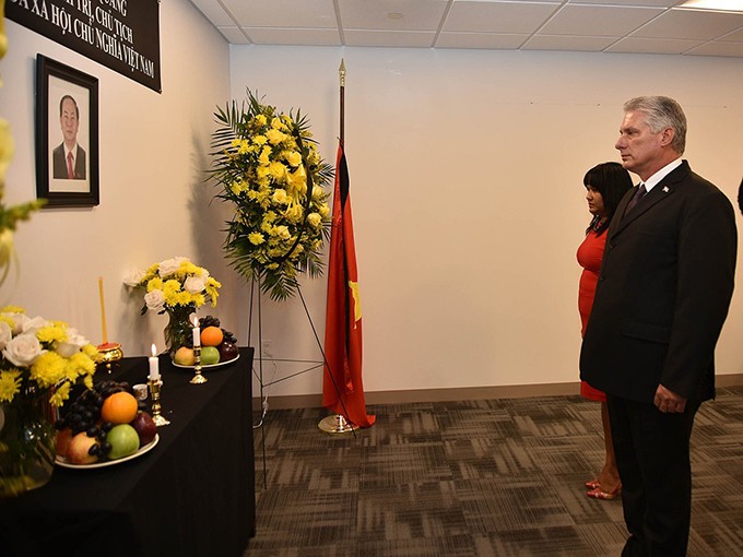 Lãnh đạo các nước viếng Chủ tịch nước Trần Đại Quang ảnh 1