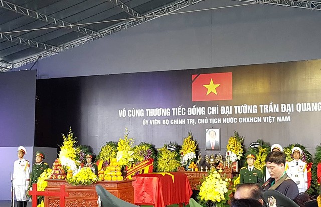 Lễ an táng Chủ tịch nước Trần Đại Quang tại quê nhà Ninh Bình ảnh 4