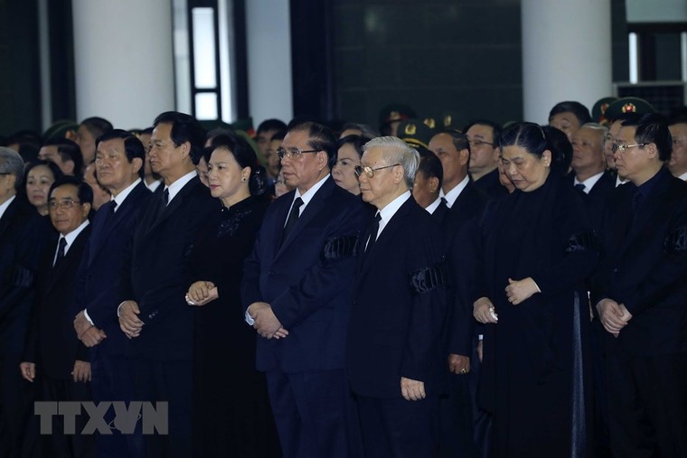 Lễ truy điệu, Lễ an táng Chủ tịch nước Trần Đại Quang ảnh 1