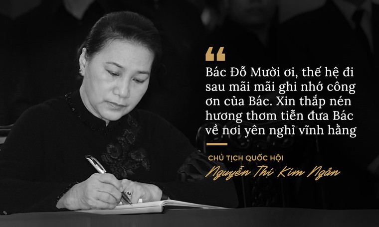 Lời từ biệt của lãnh đạo Đảng, Nhà nước với cố Tổng bí thư Đỗ Mười ảnh 3