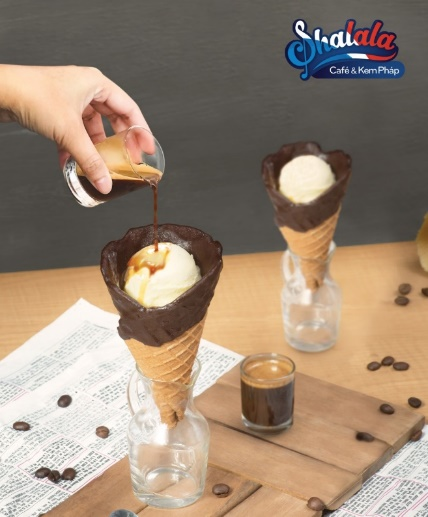 Affogato Cone - biến tấu từ thức uống trứ danh Italy và ốc quế ảnh 2
