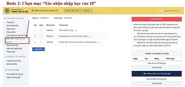 Thí sinh Hà Nội phải xác nhận nhập học vào lớp 10 từ 20 đến 22/6 ảnh 2