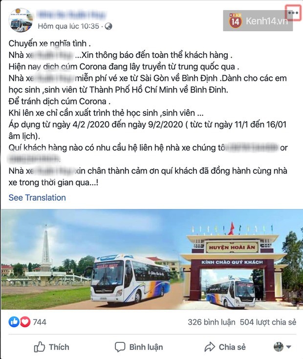 Nhiều nhà xe chở sinh viên được nghỉ dài ngày vì dịch virus Corona về quê miễn phí ảnh 2