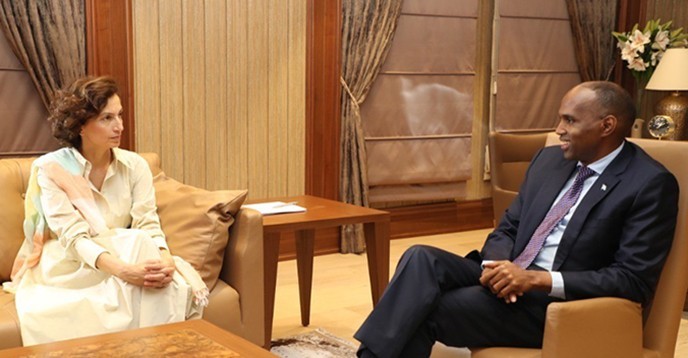 Chuyến thăm lịch sử đầu tiên của Tổng Giám đốc UNESCO đến Somalia ảnh 1