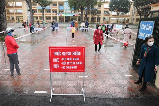 Hà Nội: Học sinh lớp 1-6 ở ngoại thành chính thức học trực tiếp ảnh 5