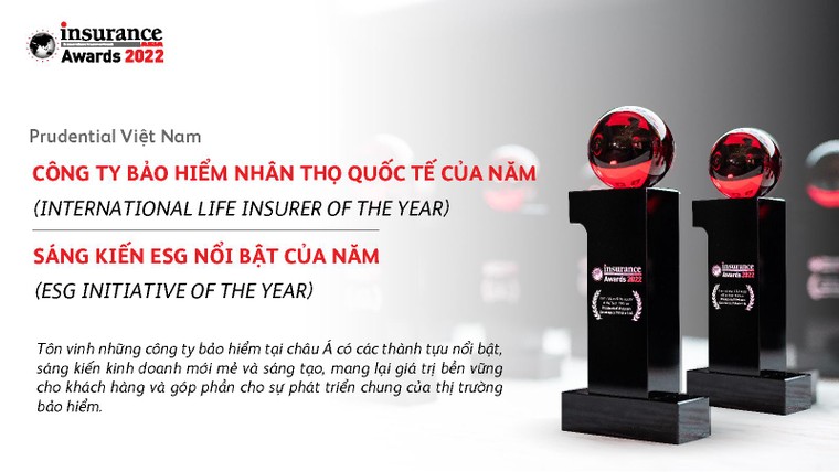 Prudential Việt Nam giành giải thưởng kép tại Insurance Asia Awards 2022 và HR Asia Awards 2022 ảnh 1