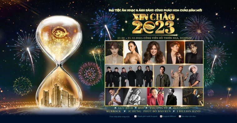 Countdown Ecopark 2023: Đại tiệc của âm thanh, ánh sáng và pháo hoa ảnh 1
