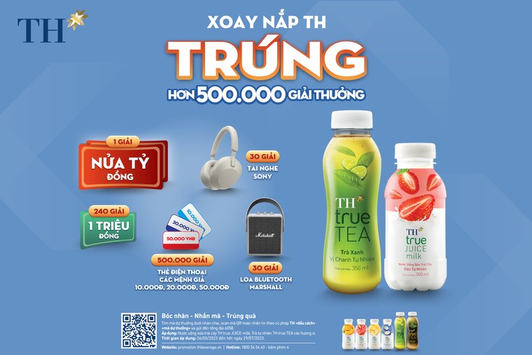 Trúng quà tặng ‘đỉnh’ khi bóc nhãn chai đồ uống hoàn toàn từ thiên nhiên ảnh 1