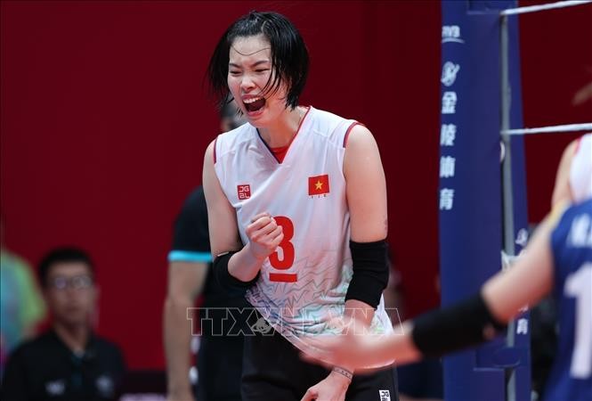 ASIAD 2023: Đội tuyển bóng chuyền nữ Việt Nam đặt một chân vào trận bán kết lịch sử ảnh 1