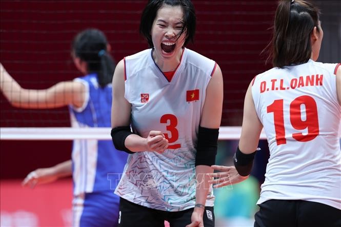 ASIAD 2023: Đội tuyển bóng chuyền nữ Việt Nam đặt một chân vào trận bán kết lịch sử ảnh 2