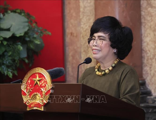 Chủ tịch nước gặp mặt Đoàn đại biểu Hiệp hội Doanh nhân nữ Việt Nam ảnh 2