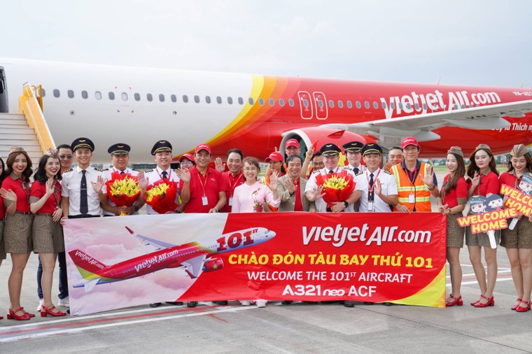 Liên tục nhận tàu bay mới, Vietjet đón tàu bay thứ 101 ảnh 2