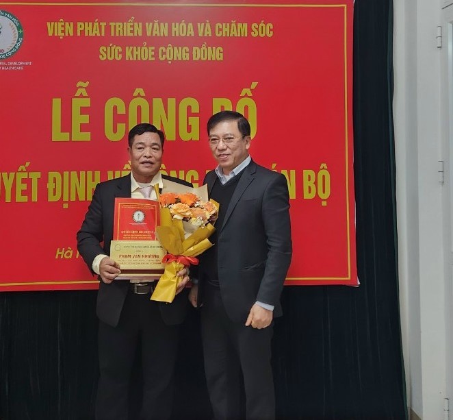 Viện Phát triển văn hóa và chăm sóc sức khỏe cộng đồng: Kiện toàn bộ máy cán bộ và chức danh quản lý ảnh 3