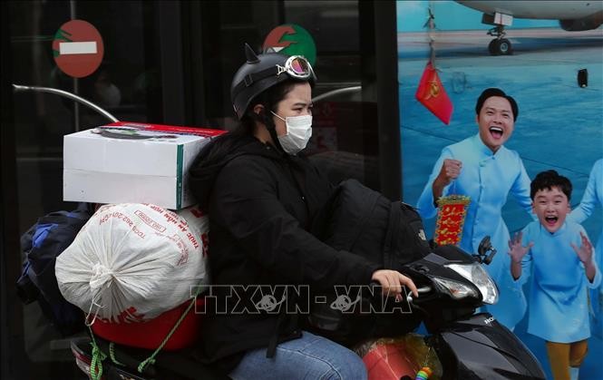 Lưu lượng giao thông tăng cao trên tuyến đường vành đai 3 Hà Nội ảnh 2