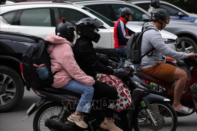 Lưu lượng giao thông tăng cao trên tuyến đường vành đai 3 Hà Nội ảnh 3