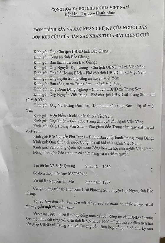 Dân bị thu hồi đất để làm sân golf Việt Yên nhưng không được nhận tiền bồi thường!? ảnh 3