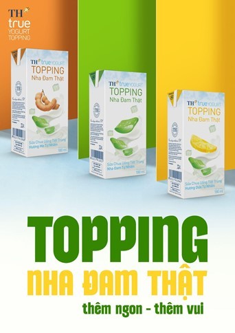 Tập đoàn TH ra mắt sản phẩm mới Sữa chua uống tiệt trùng TH true YOGURT TOPPING ảnh 1