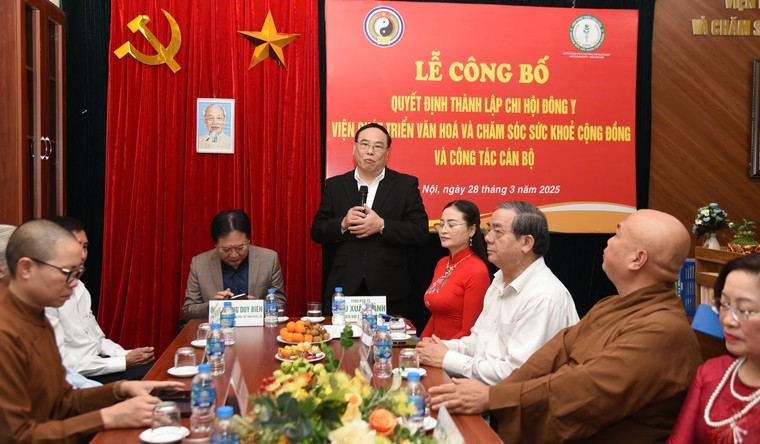 Mở rộng mạng lưới Đông y trong Viện Phát triển văn hóa và Chăm sóc sức khỏe cộng đồng ảnh 1