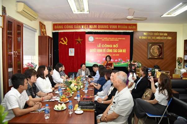 Thu hút nhân tài để tăng "sức mạnh" hoạt động cho Viện Phát triển văn hóa và chăm sóc sức khỏe cộng đồng ảnh 1