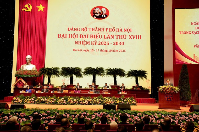Đại hội đại biểu Đảng bộ TP Hà Nội lần thứ 18: Tập trung 3 khâu đột phá, xây dựng Thủ đô văn minh, hiện đại ảnh 3