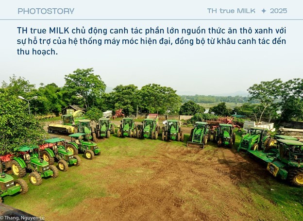 Những cỗ “siêu máy” trên cánh đồng nguyên liệu 8.100 ha của TH true MILK ảnh 2