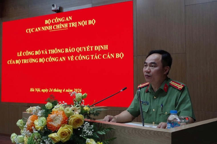 Đại tá Trịnh Khắc Cường giữ chức vụ Phó cục trưởng Cục An ninh chính trị nội bộ ảnh 3