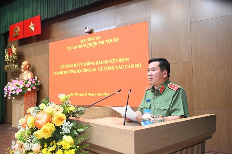 Đại tá Trịnh Khắc Cường giữ chức vụ Phó cục trưởng Cục An ninh chính trị nội bộ ảnh 1