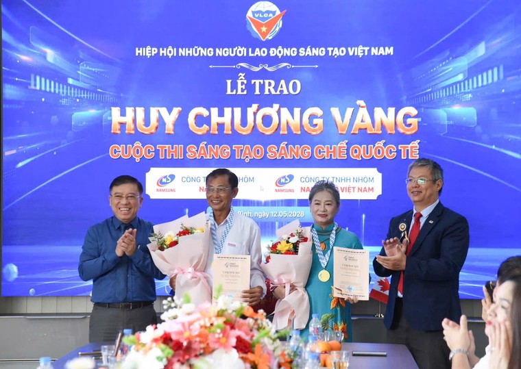 Công ty TNHH Nhôm Nam Sung đoạt Huy chương Vàng và vinh danh thành tựu sáng chế, sáng tạo Quốc tế 2026 ảnh 1