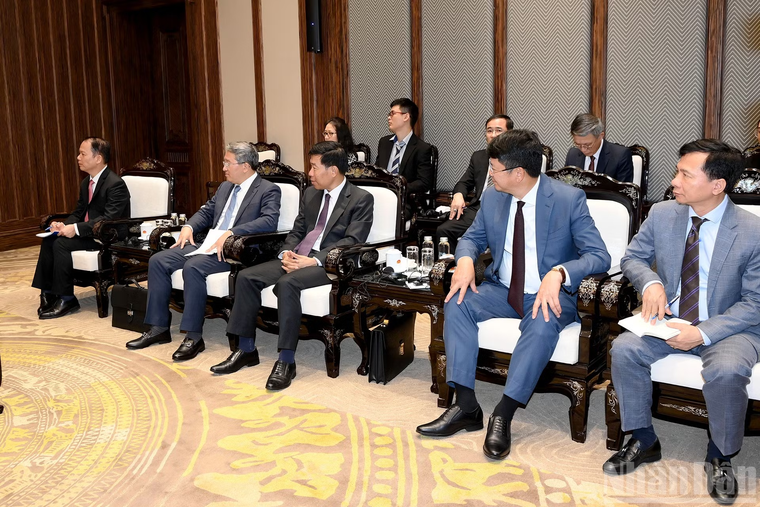 Tổng Bí thư, Chủ tịch nước Tô Lâm tiếp Phó Thủ tướng, Bộ trưởng Tư pháp Lào Khamphan Phommathat ảnh 4
