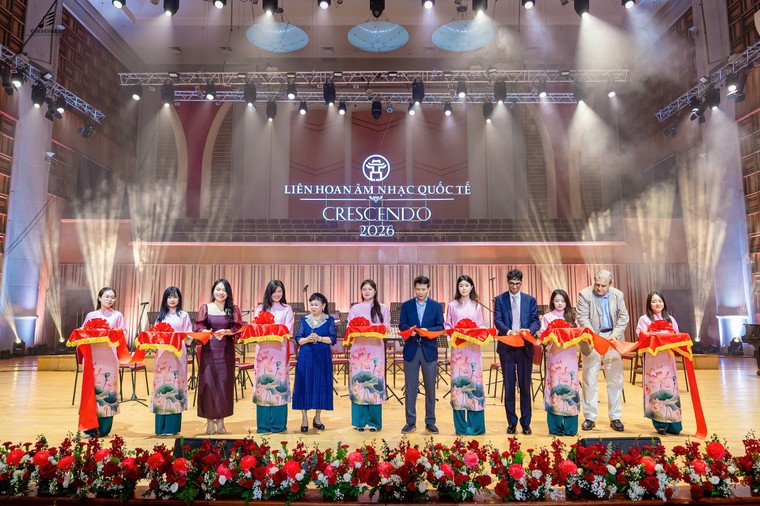 Hơn 1.300 tài năng trẻ tham gia Liên hoan Âm nhạc Quốc tế Crescendo - Hà Nội 2026 ảnh 1