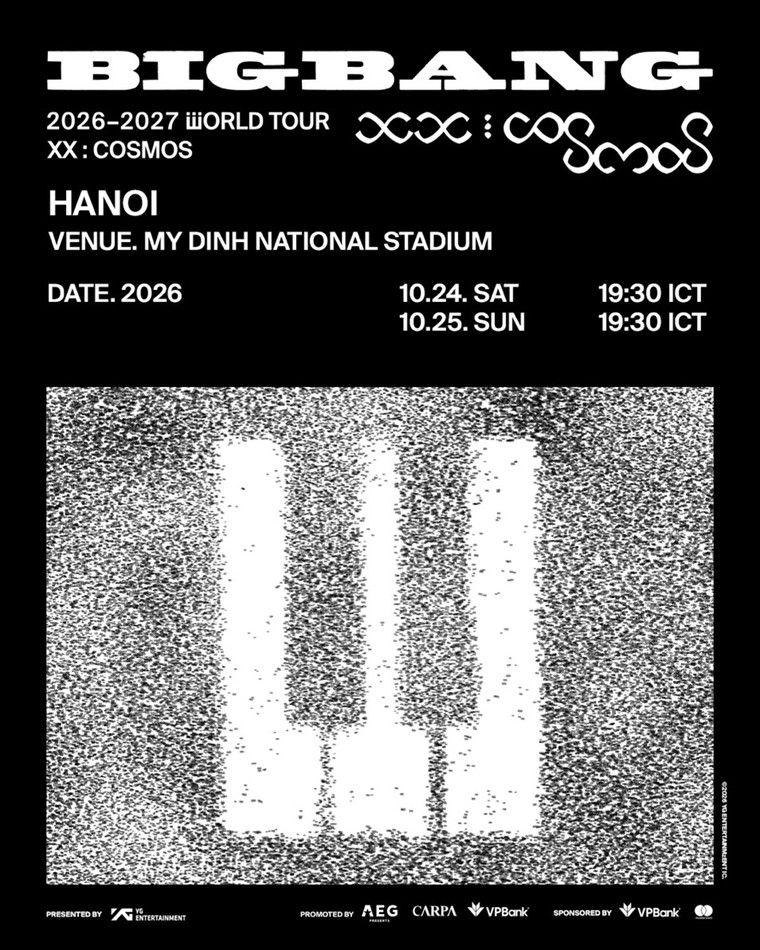 Huyền thoại K-Pop BIGBANG sẽ biểu diễn tại Sân vận động quốc gia Mỹ Đình trong chuyến lưu diễn thế giới kỉ niệm 20 năm ảnh 1
