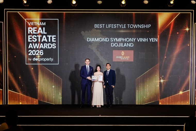 DOJILAND nhận giải thưởng danh giá tại DOT Property Vietnam Real Estate Awards 2026 ảnh 1